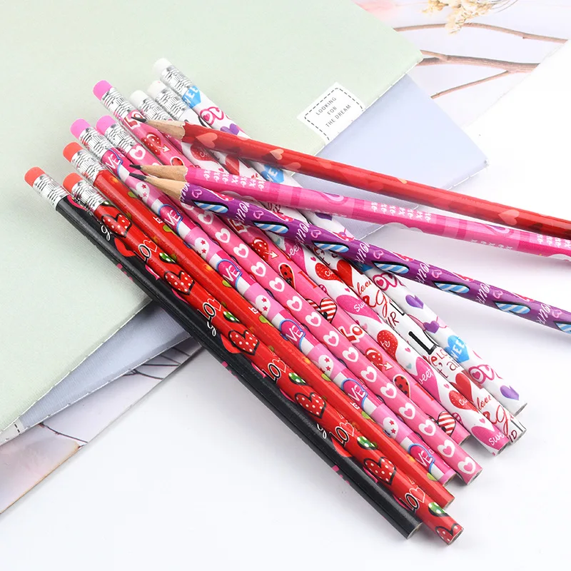 Hb Elementary School Students Learn Christmas Valentine's Day Halloween Easter Cartoon Pencil