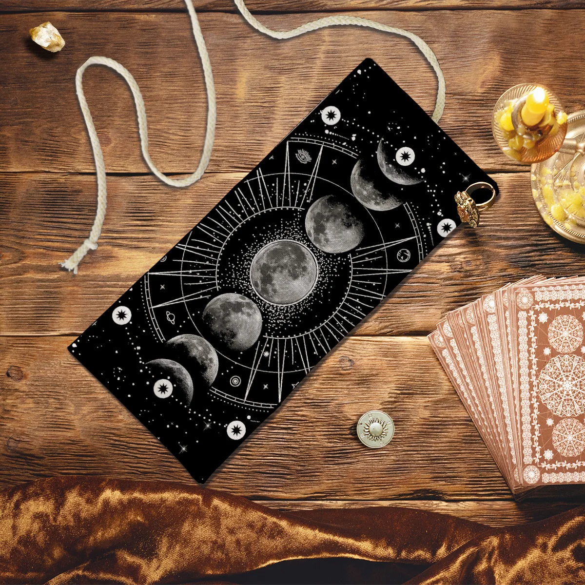

Сумка для карт Таро, полиэстер, загадочное звездное небо