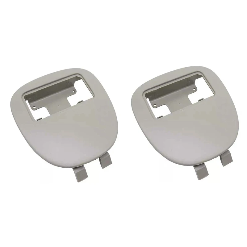 

2X 9625049077 Car Interior Front Gray Dome Roof Reading Light Lamp Panel Cover Fit For Peugeot 206 207 Citroen C2