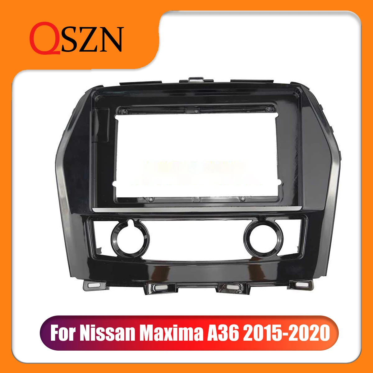 

QSZN 10.1 Inch Car Radio Frame Fascia For NISSAN Maxima A36 2015-2020 Bezel Panel Fit Installation Frame Dashboard Mount Kit