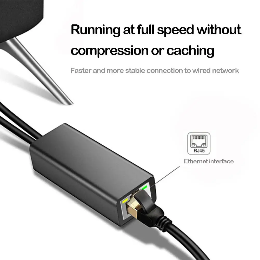 Сетевой адаптер S71 Устанавливает и снимает Удобный Простой 1m Micro USB до 100M