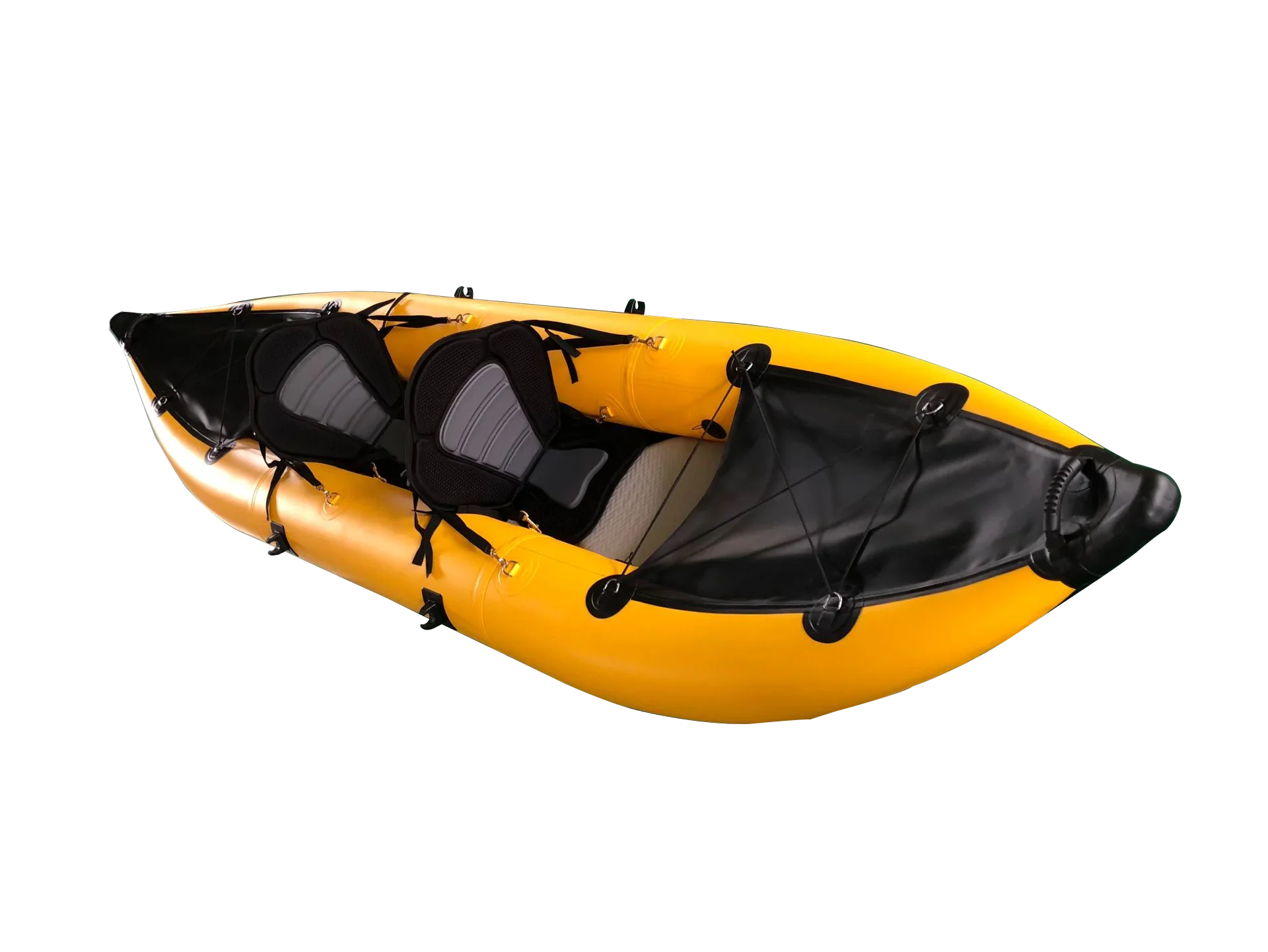 Водный спорт прочный ПВХ каяк каноэ складной двойной надувной 2 человека