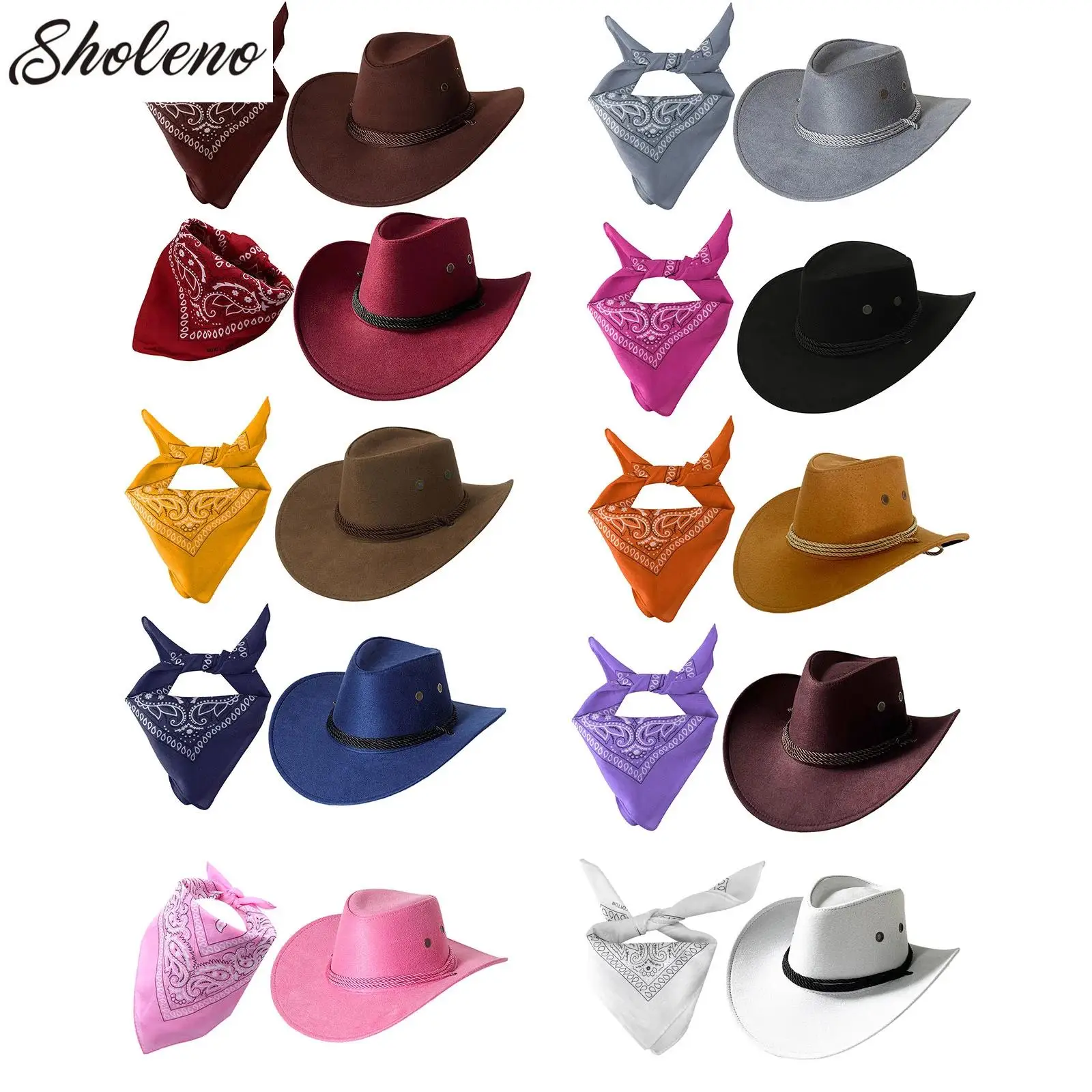 Детский ковбойский аксессуар для косплея ковбоя Пейсли бандана шарф с