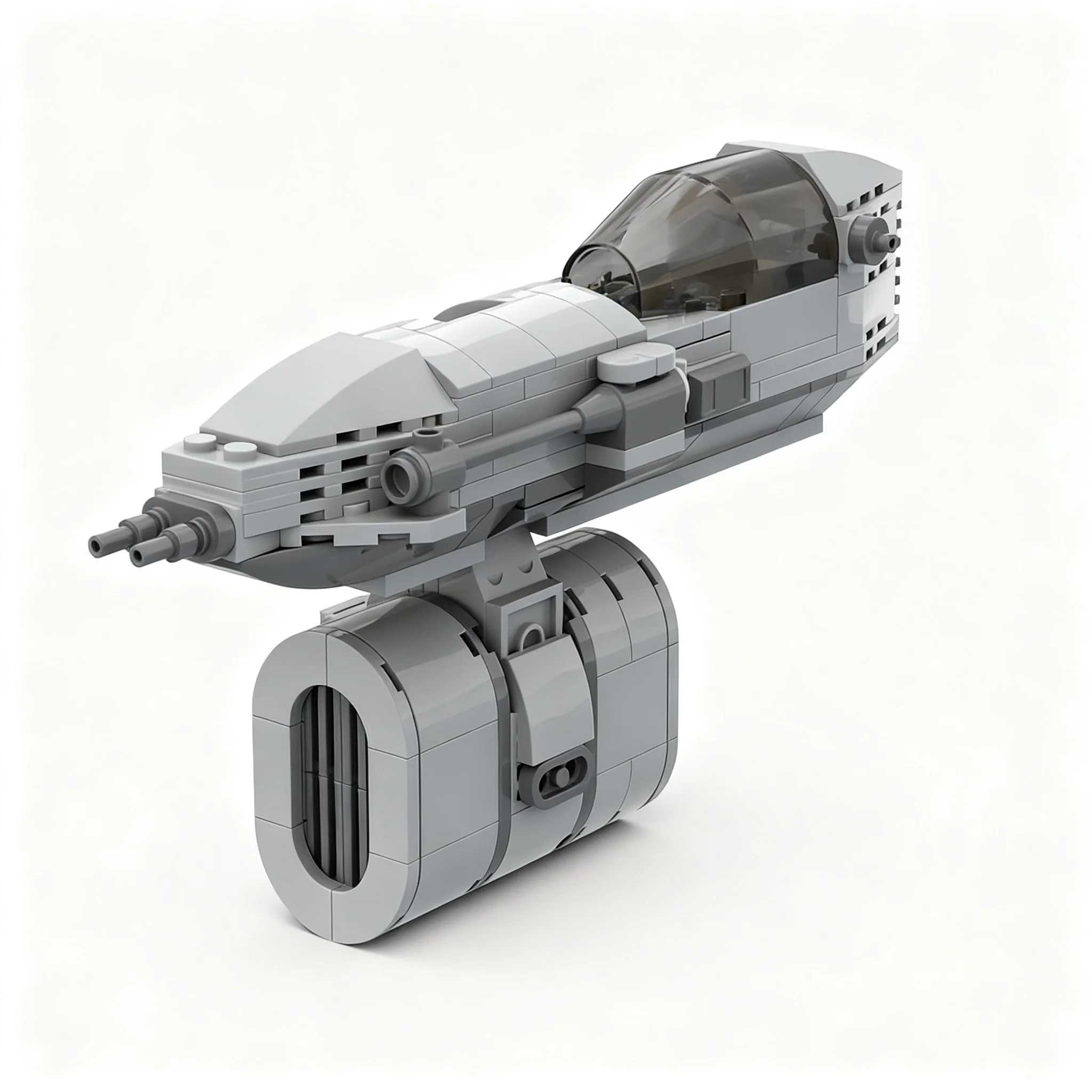 Фото 218 деталей MOC Slayn & Korpil P2 Starfighter, модель звездного боя, строительные блоки, архитектура, рождественские подарки, образовательный креативный конструктор. №4