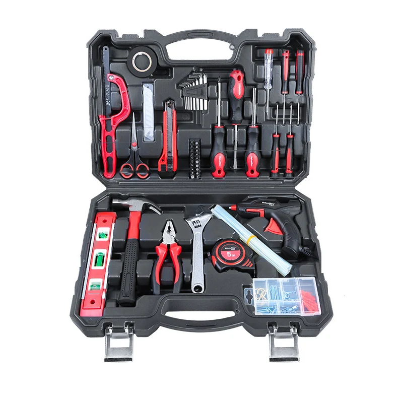 

166 Sets Of Multifunctional Woodworking Electrician Repair Tool Box Household Electric Drill Tool Set Hardware Tool Set