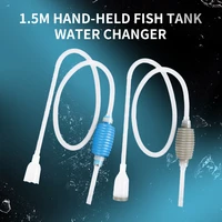 1 5m fish tank water changer air pump cleaning accessorie handheld aquarium gravel cleaner vacuum siphon pump sand cleaner
