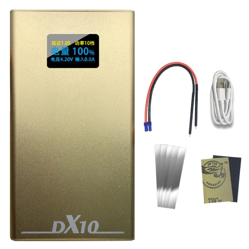 

Metal + Plastic Portable 5300/10600mAh Polymer Lithium Battery Spot Welding