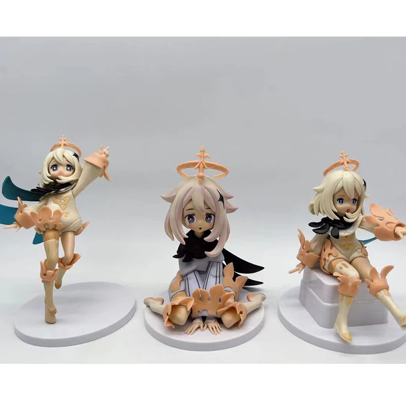

Genshin Impact Anime Paimon Figure Action Figure PVC Model Toy Kawaii Mini Toy Car Ornament Kids Collectible Model Toy Gift