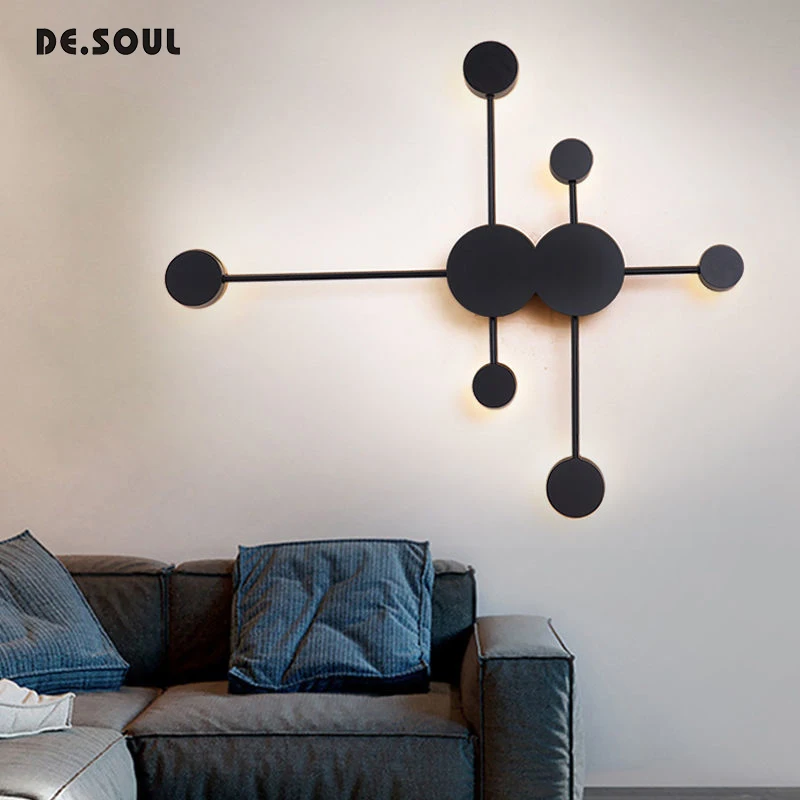 

DE.SOUL LED Wall Lamps Nordic For Living room Bedroom Bedside Wall Sconces Lighting Modern Simple Creative Lamp Indoor Lights