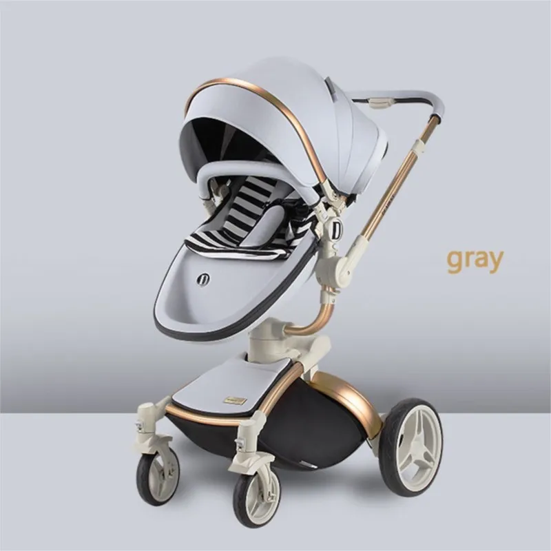 LazyChild Two-in-one Stroller Folding Two-way High Landscape Noble Temperament Baby Stroller Walking Baby Artifact Baby Stroller