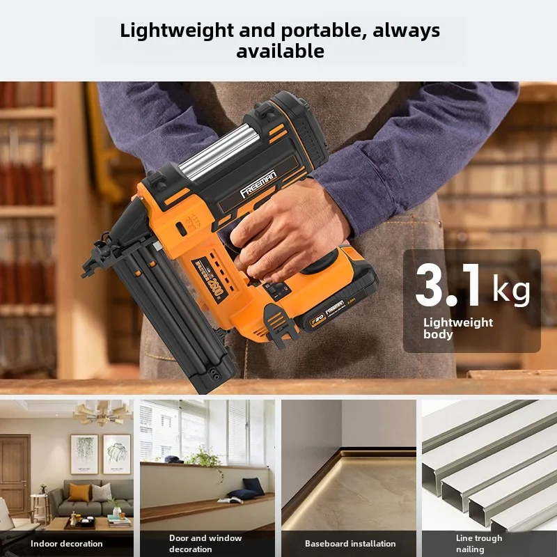 Маленький гвоздодер Freeman lithium FST50 из черной стали для бетонных стен деревянных