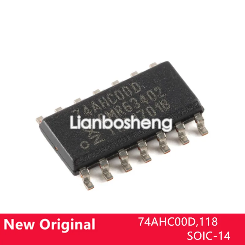 

10 шт. новые оригинальные схемы 74AHC00D,118 SOIC-14 Quad, 2 входа и без ворот