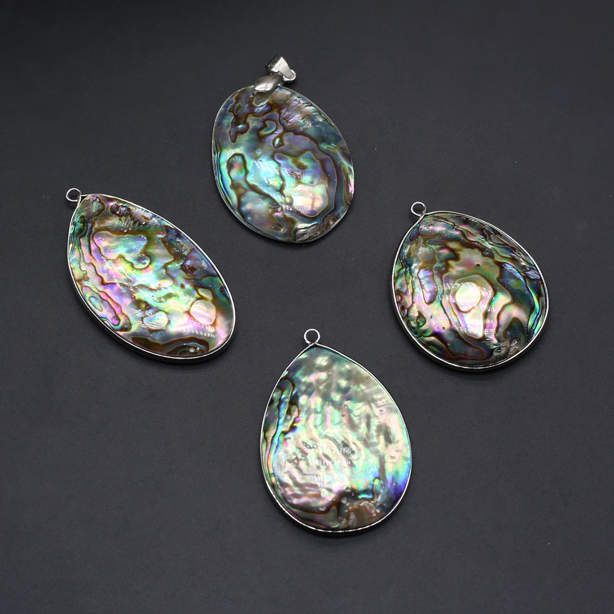 

Irregular Shaped Abalone Shell Pendant Charm Jewelry Accessories DIY Necklace Earrings Natural Shell Jewelry Making 50x30mm