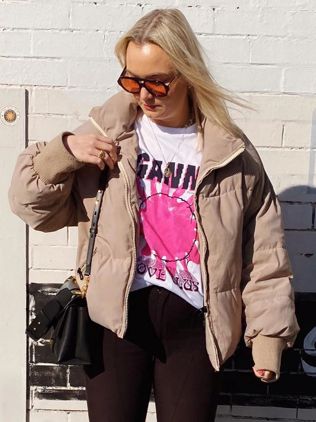 

Футболка Sun Graphic женская с коротким рукавом, шикарная модная Повседневная рубашка с надписью, топ на лето, 2023