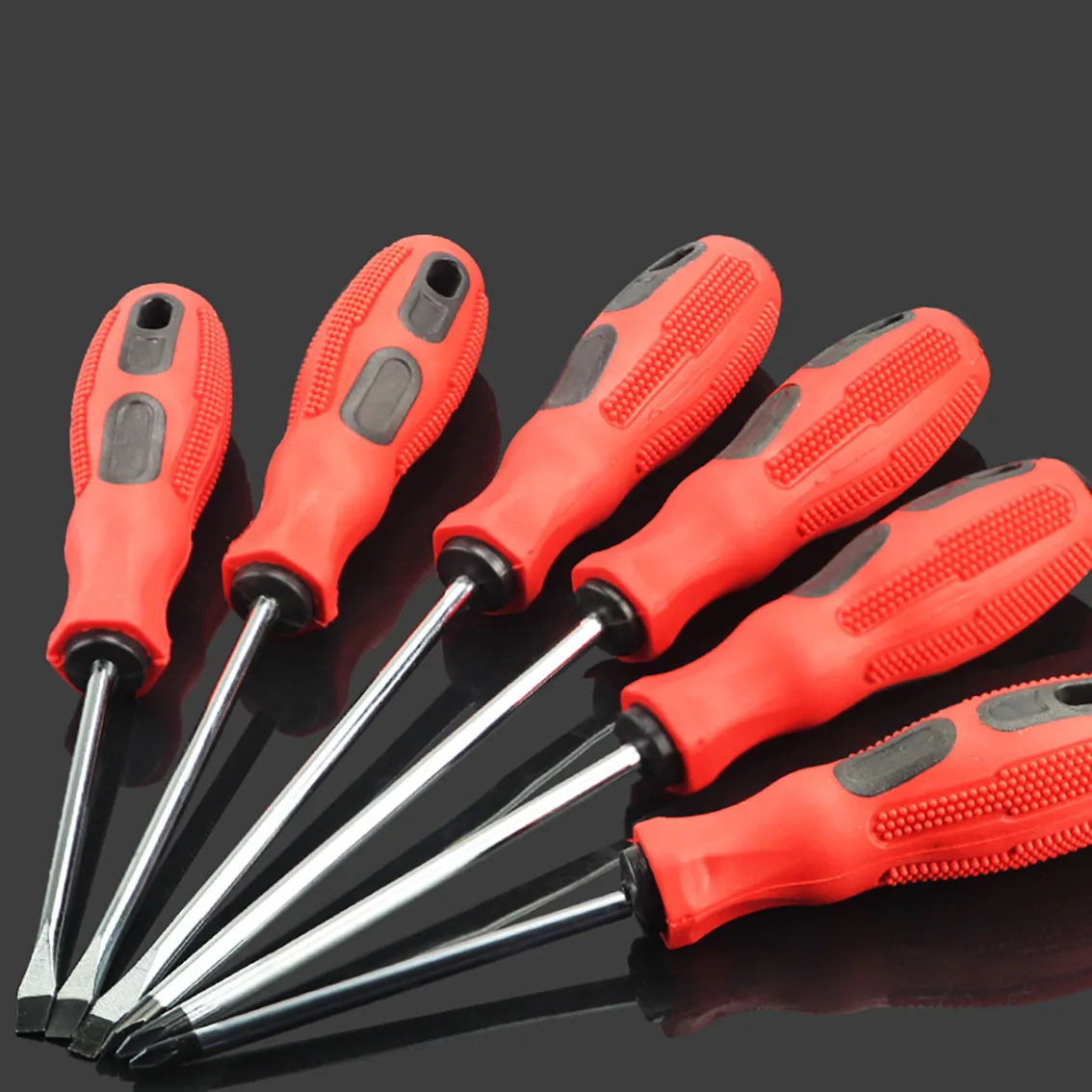 

1Pcs Lengthen Slotted/Phillips Screwdriver Magnetic Household Hand Tools Length 75mm 100mm 125mm 150mm 200mm