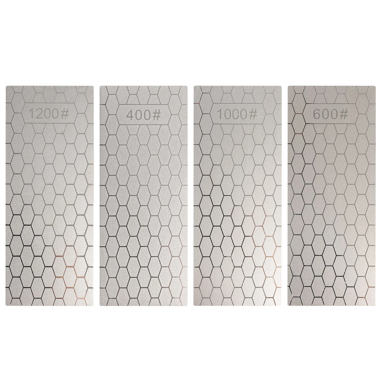 

4 Pcs Garden Durable Useful Diamond Sharpening Plate Diamond Sharpening Stones Diamond Sharpening Stone Set for Kitchen