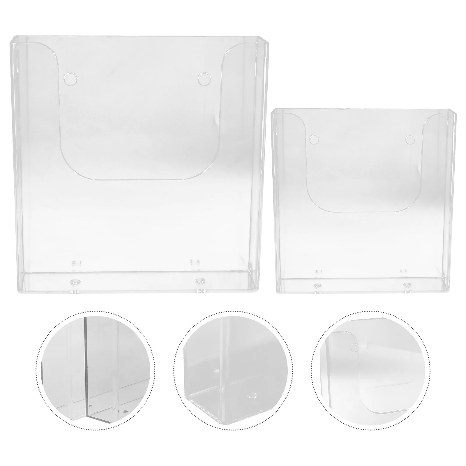 

2 Pcs Office File Stand For Desk Pamphlets Stands Desktop Pamphlets Stand Desk Office File Stand For Desk Card Display Flyer