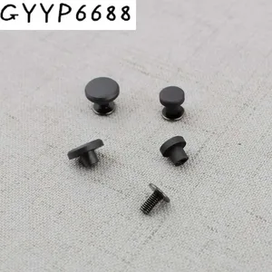 4 шт. 7 мм 10 мм Высококачественная кнопка круглая головка заклепка гвоздик для обуви, DIY медный Золотой металлический винт заклепка Номинальная на основе