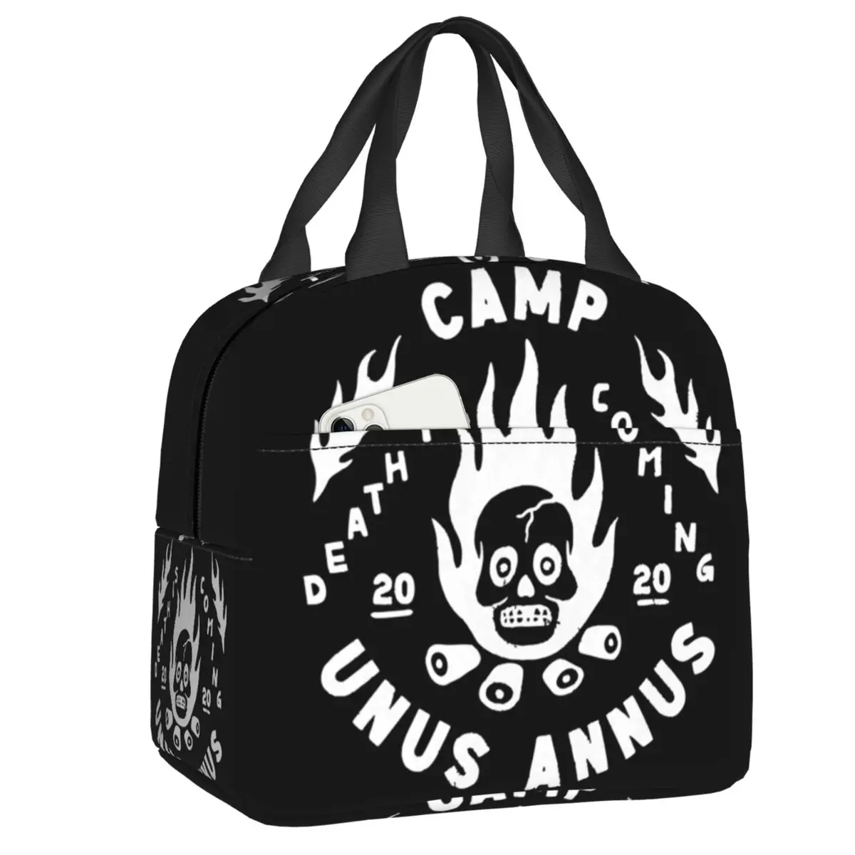 

Unus Annus Resuable Lunch Box Women Leakproof Ethan Markiplier Mark Memento Mor Cooler Thermal Food Insulated Lunch Bag Office