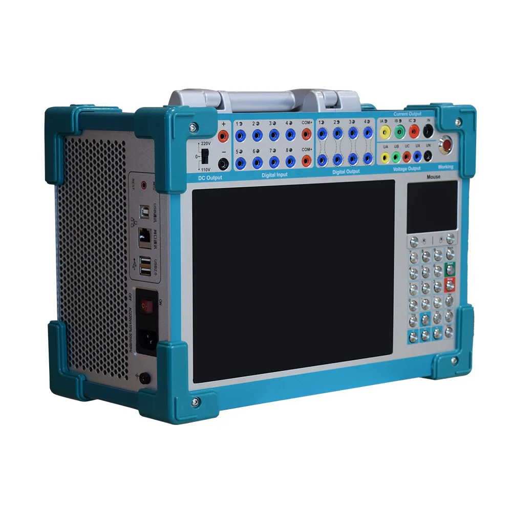 Многофункциональный 3-фазный микрокомпьютерный релейный тестер трехфазный