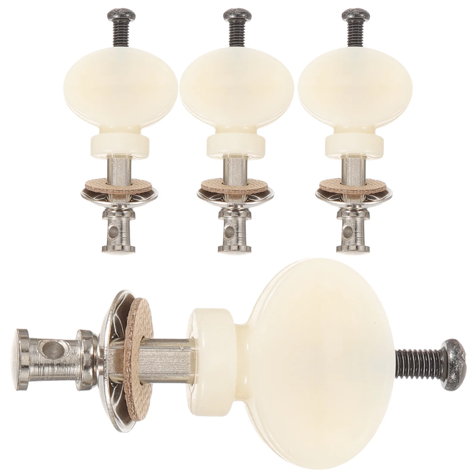 

4 Pcs Universal Ukulele Tuning Peg Pegs Beginners Tuner Plastic Folk Instrument Parts