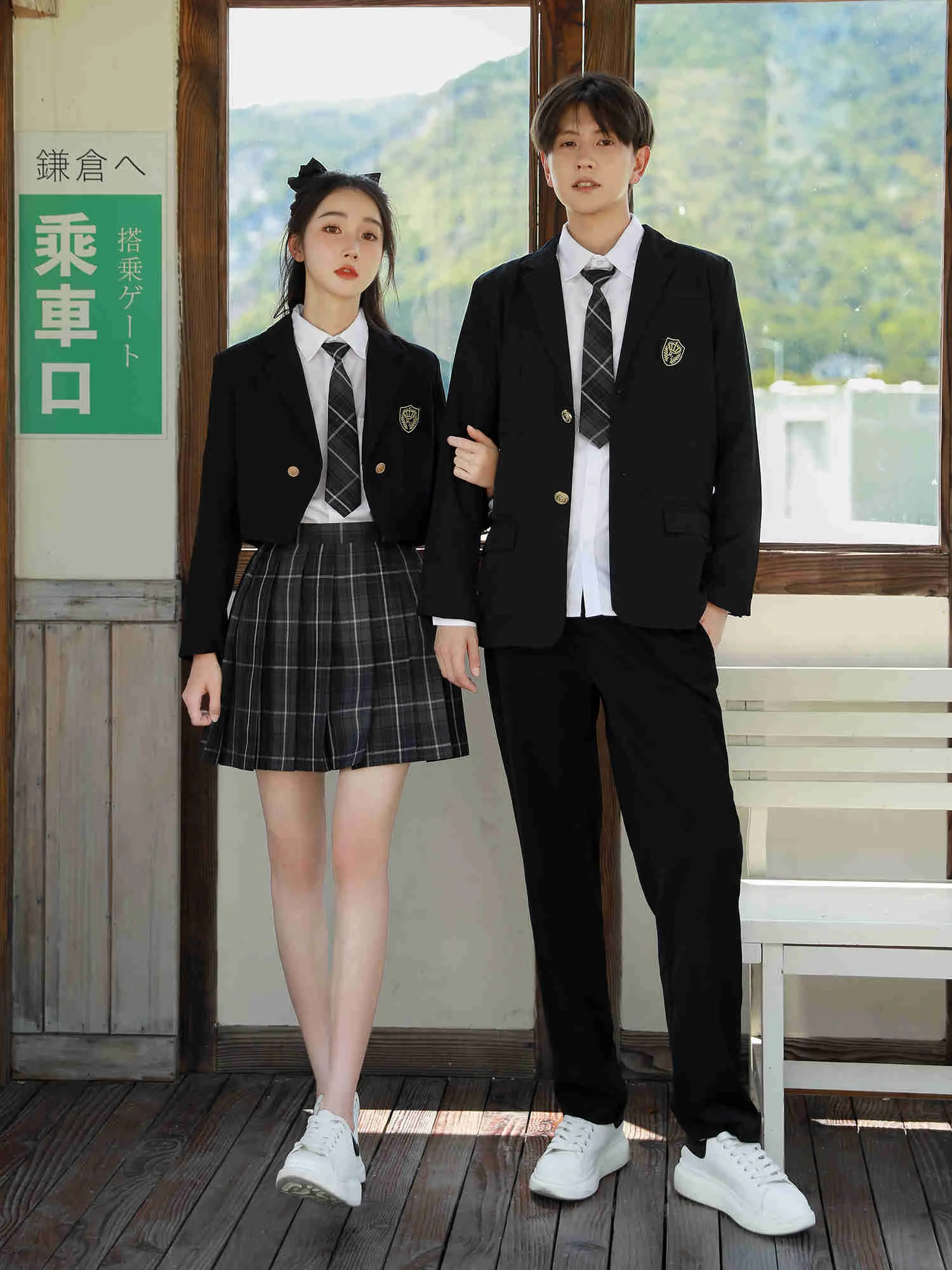 

Классная униформа, костюм в стиле колледжа, корейский, японский, школьный хор для учащихся старших классов