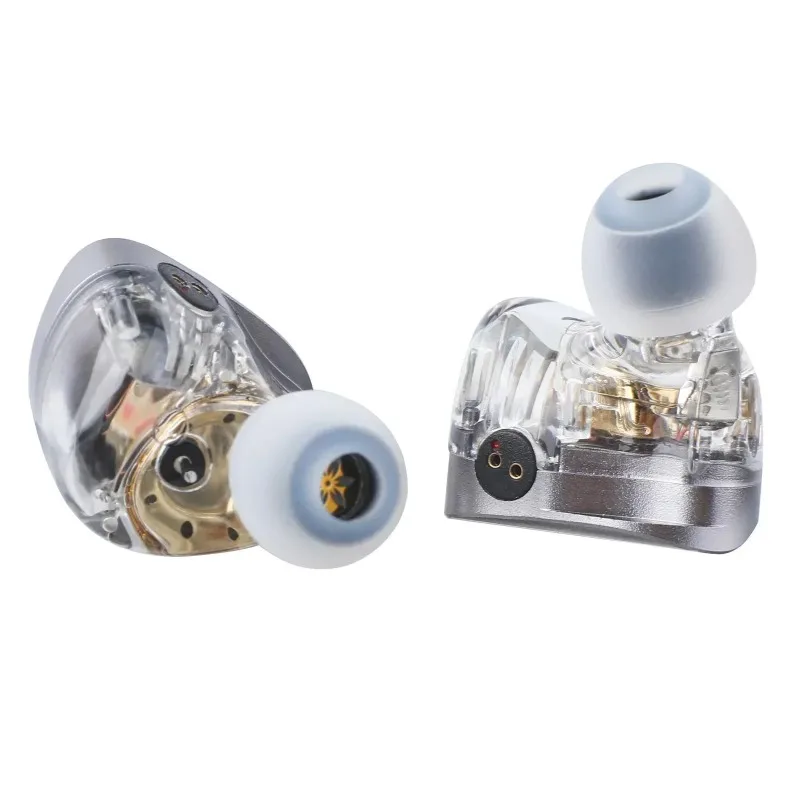 Фото Наушники SONUS HiFi 7 Гц 1DD + 1BA HYBRID со съемным высококачественным посеребренным кабелем OCC для аудиофильского музыканта №3