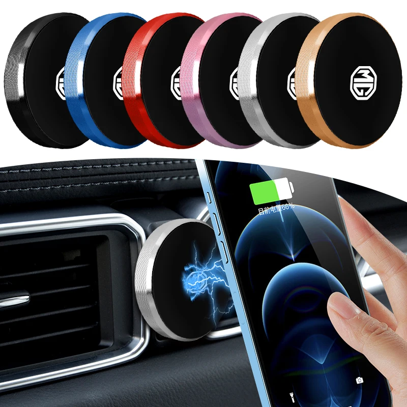 

Car Phone Holder Magnetic Mobile Wall Phone Holder Goods Car Styling Accessories For MG 3 5 6 TF GT ZR Morris Gundam 350 Parts