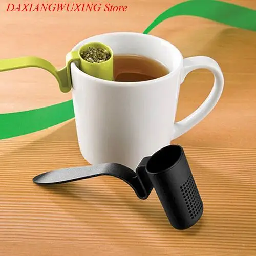 

1pc Tea Strainer Herbal Spice Infuser Filter Clip-On Teaspoon Shape Colander Tea Strainers Teaware Supplies