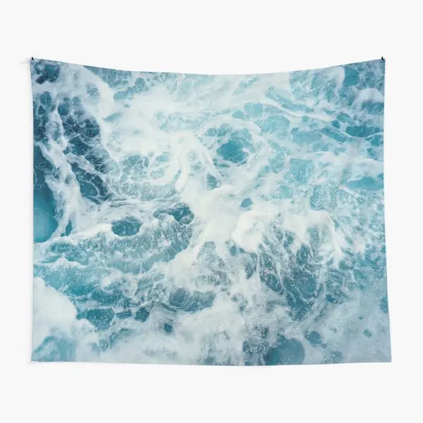 

Морские волны в океане, гобеленовое одеяло, Художественная печать, гостиная, путешествия, висячие, Йога, цветной красивый коврик, покрывало