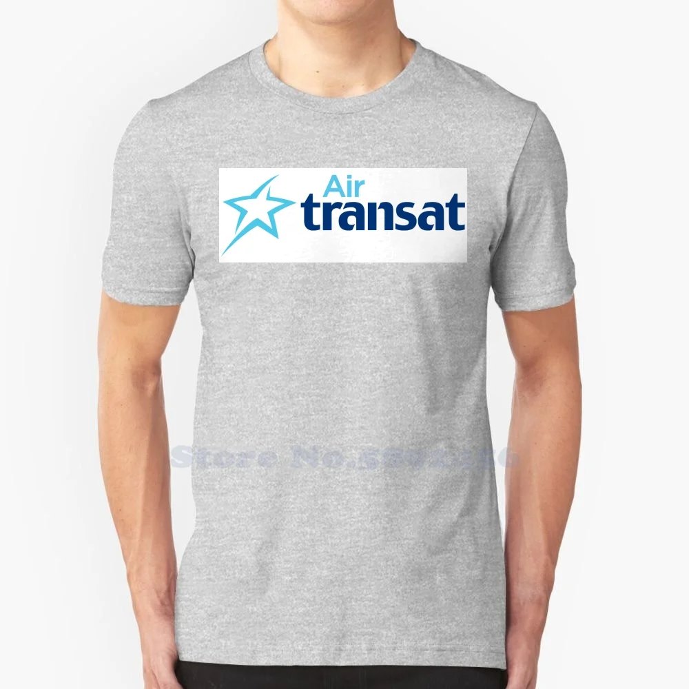 Air Transat Unisex Clothing 2023 Streetwear Printed Brand Logo T-shirt Graphic Tee