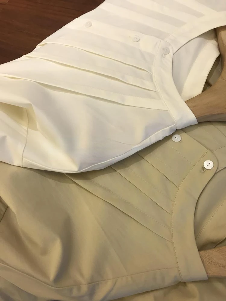 Женская однотонная блузка с длинным рукавом свободная плиссированная в