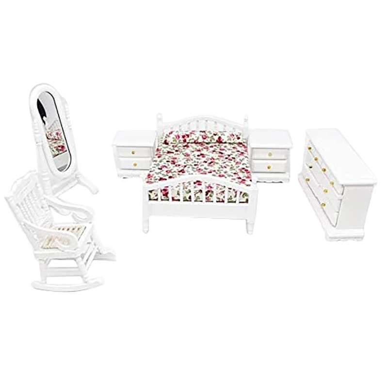 

Dollhouse Bedroom Furniture Set Miniature Dollhouse Furniture Miniature Dollhouse Accessories For Kid Best Gifts