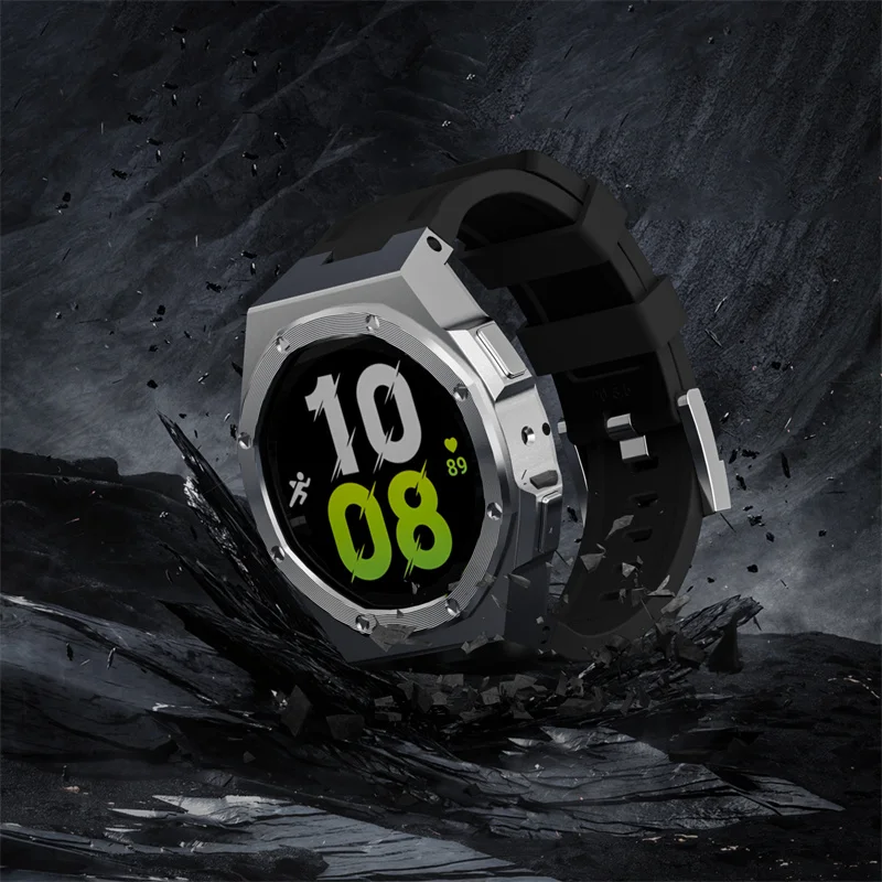 Набор для модификации металла Samsung Galaxy Watch 6 5 4 44 мм ремешок из нержавеющей стали