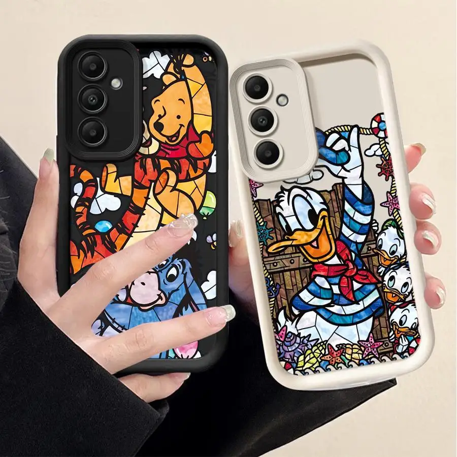 Disney Mickey Minnie Mouse Phone Case for Samsung Galaxy A52s A54 A53 A52 A73 A72 5G A71 A55 A35 A25 A15 A51 Soft Cover