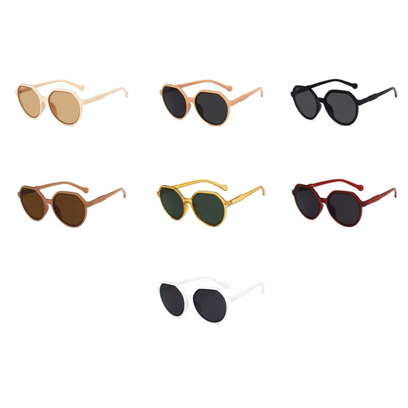 

Новинка 2022, модные стильные Универсальные солнцезащитные очки, персонализированные Солнцезащитные очки в круглой оправе, модные солнцезащ...