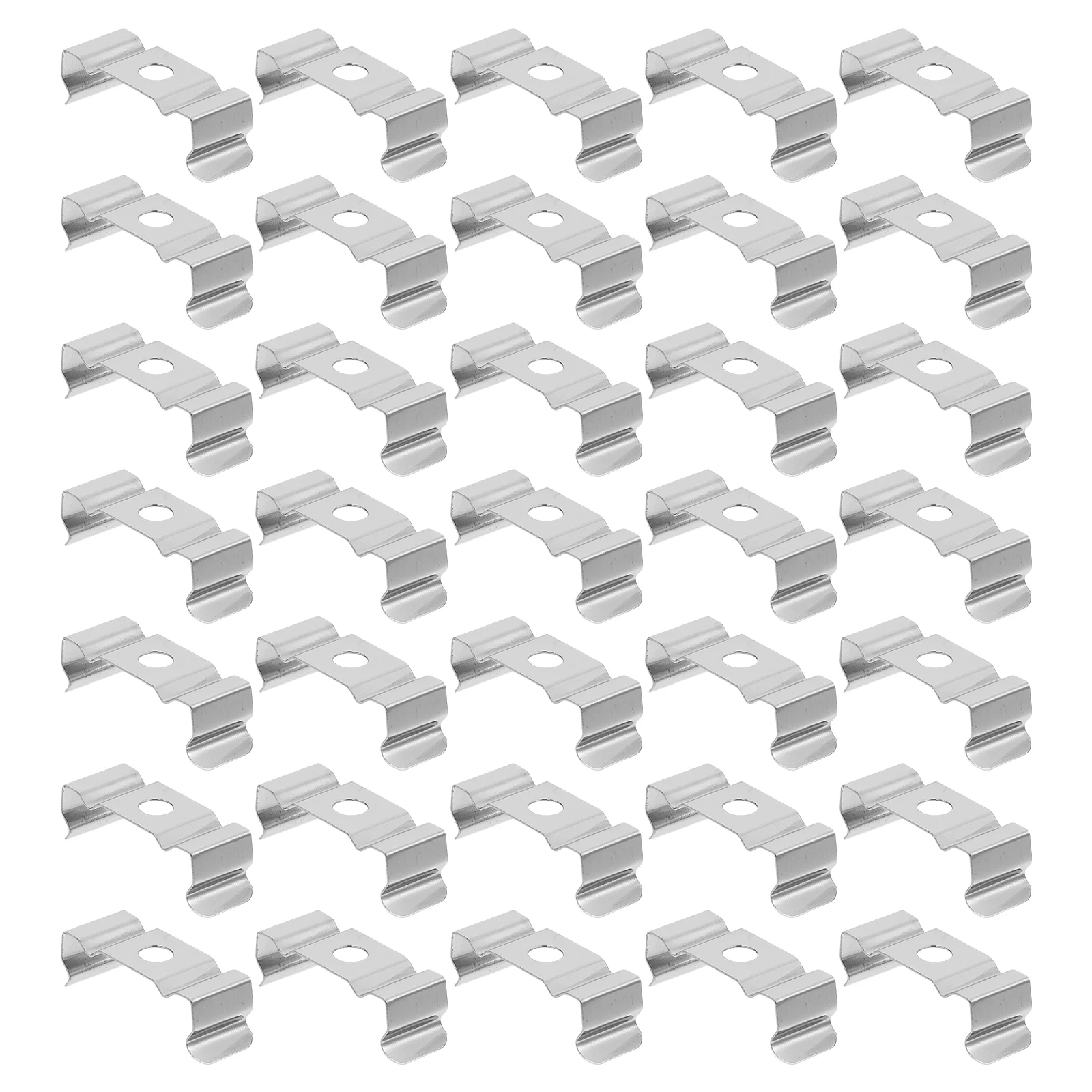 

100pcs Durable Sturdy Premium Light Tube Holders Lamp Clips for Office Home Dorm