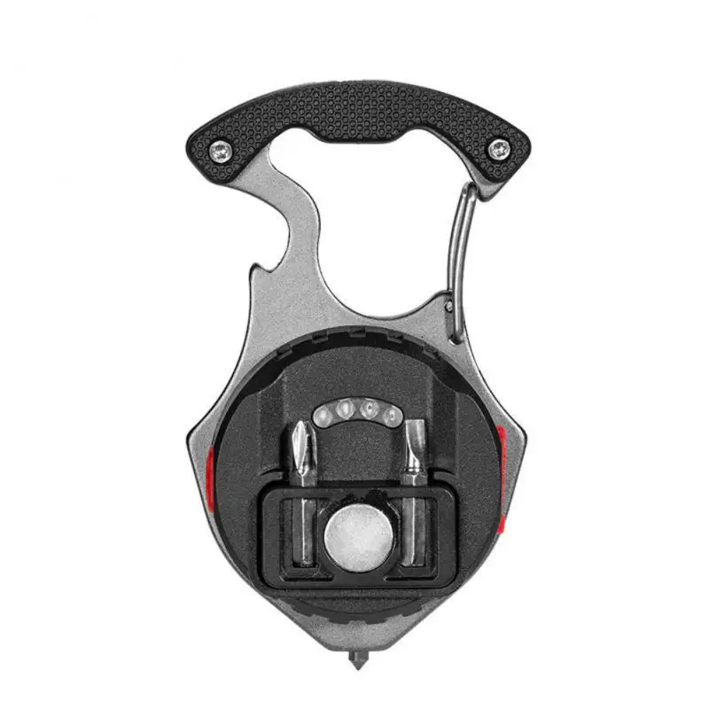 

Mini Window Breaking Hammer Multi-function Opener Camping Tools Night Light Key Chain Portable Pen Light 7 Modes Key Chain Lamp