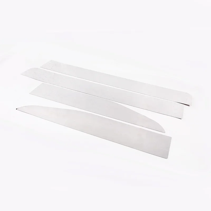 For Hummer H2 2003-2009 Stainless Steel Bright Silver Car Body Door Protective Trim Strips Stickers Exterior Accessories