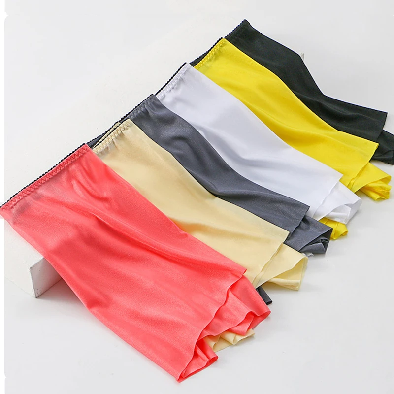 4Pcs/Lot New Style Men's Ice Silk Underwear Spring Summer Men's Boxer Pants Quick Drying Breathable Thin Sexy Men's Underwear