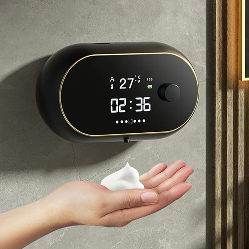 

Xiaomi Youpin Liquid Soap Dispenser Time Temperature Display Human Body Induction Handwash Waterproof Auto Cleaning Foam Machine
