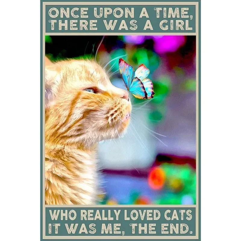 Ретро металлические жестяные знаки You and Me We Got This Cute Cats винтажные вывески для дома