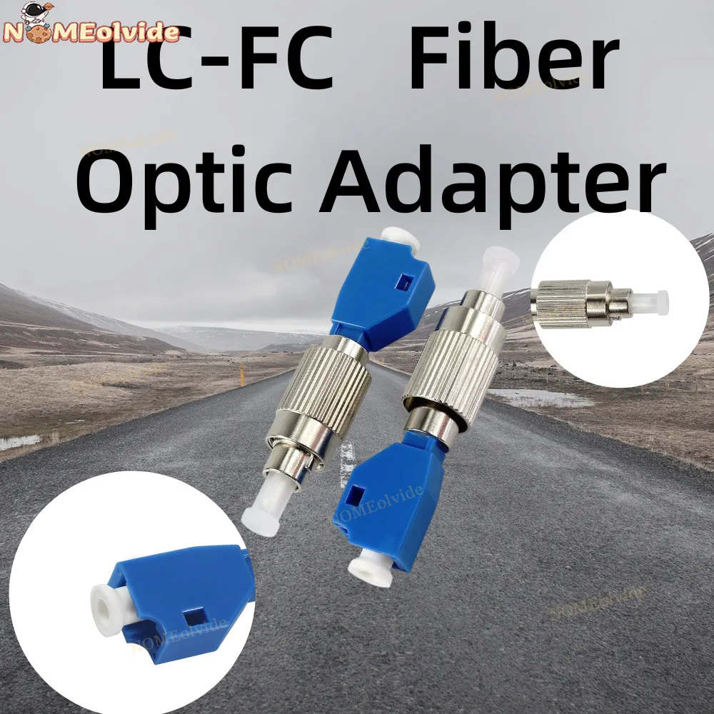 Lc Female To Fc Male Lc-fc 2.5mm To 1.25mm Sm 9/125 Fiber Optical Hybrid Adapter