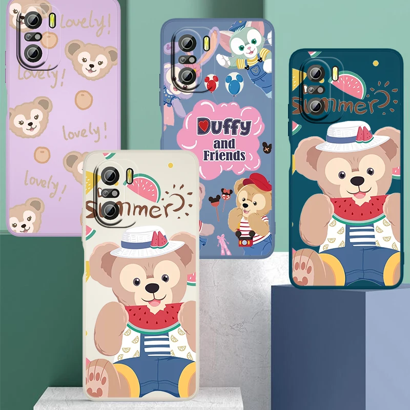 

Cute disney bear Mickey Mouse For Xiaomi Redmi K50 K40 10X 10 9T 9AT 9A 9C 9 8A 8 7 6A 5A Gaming Pro Liquid Rope Phone Case
