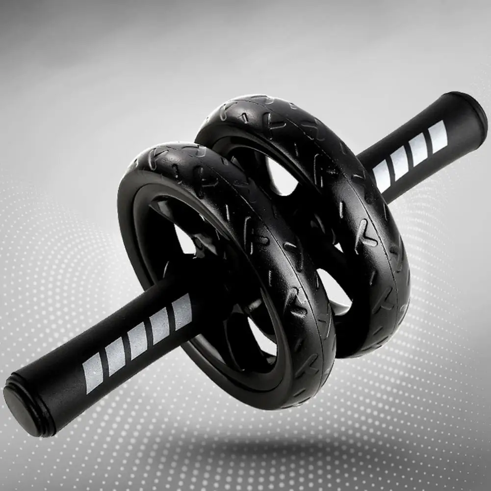 

ABS Great Abdominal Weight Loss Exercise Roller Tread Pattern Fitness Roller No Noise for Gym
