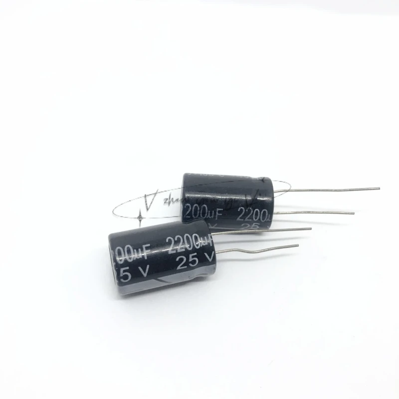 

20-50 шт. 100% Новый оригинальный 2200UF25V 25 в 2200 мкФ объем 13*21 мм 13x21 мм долговечный электролитический конденсатор