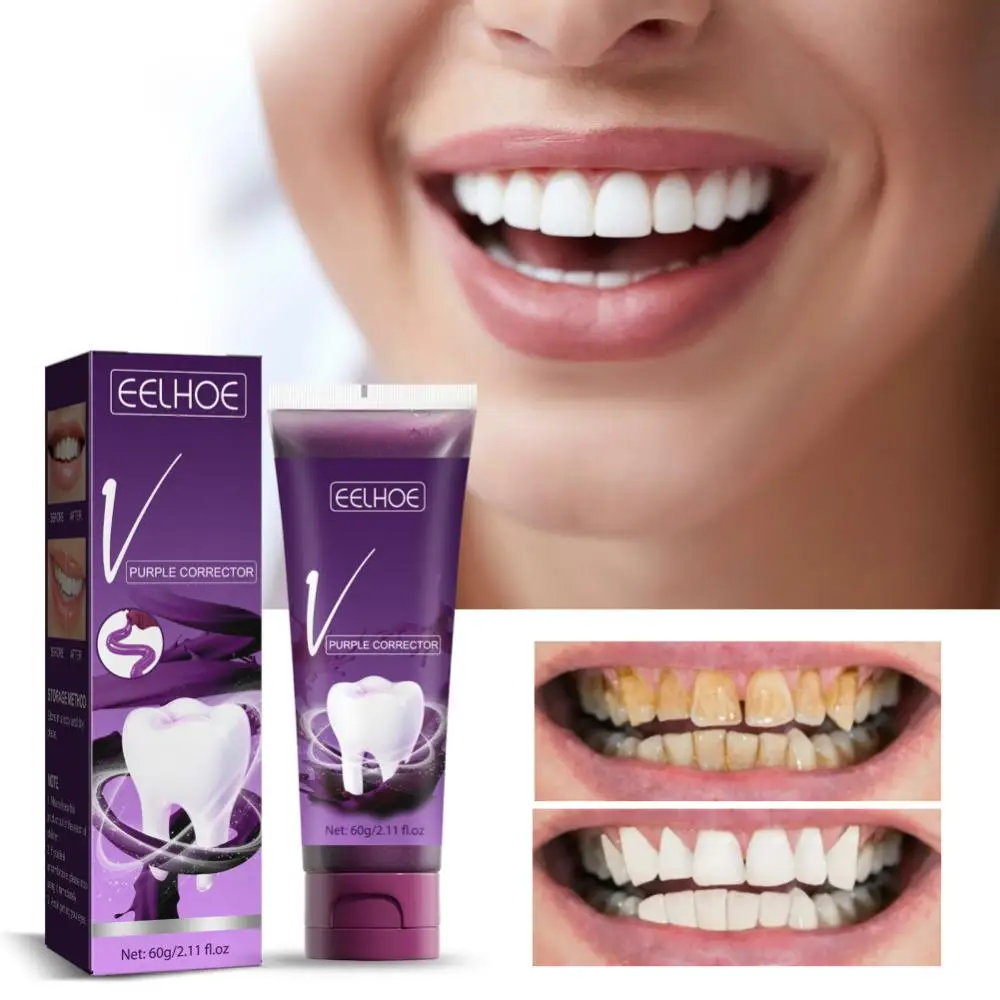 

70g v34 Whitening Toothpaste Tooth Whitening Essence Remove Tooth Smoke Stains Dental Plaque Protect Gums Fresh Breath