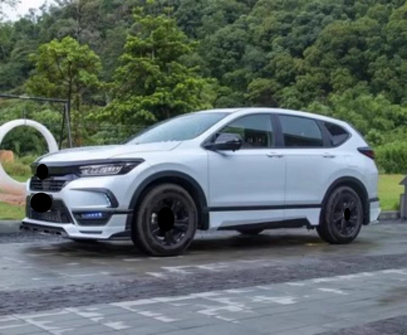 Фото Комплект кузова, передняя и задняя боковая юбка для Honda Breeze ACR, модифицированные автомобильные аксессуары №4