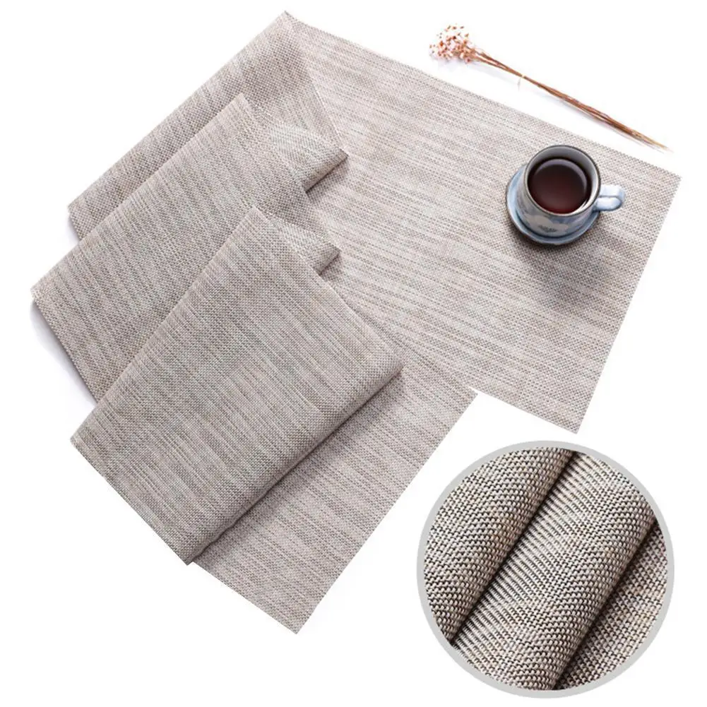 

Современный коврик для обеденного стола, нескользящая подставка, плетеная настольная дорожка, украшение домашнего кухонного стола