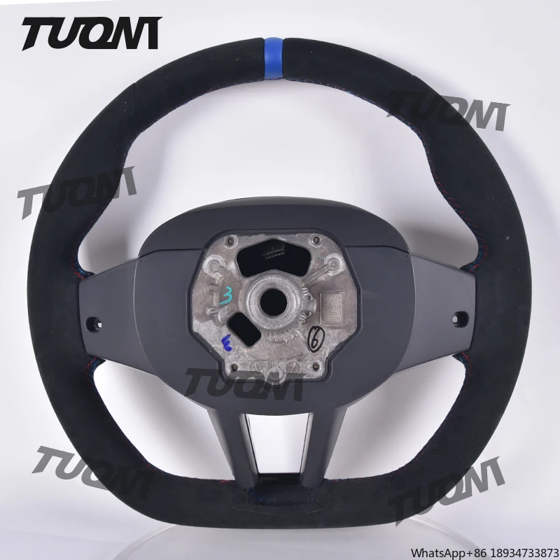 Новая версия рулевого колеса LCI из алькантары для BMW G80 G20 G28 G30 G38 G32 G11 G12 G01 G02 G05